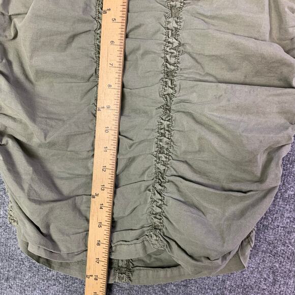 NEW XCVI The Trace Skirt XS Olive Green Straight Ruched Pull On Stretch Casual - Picture 6 of 8